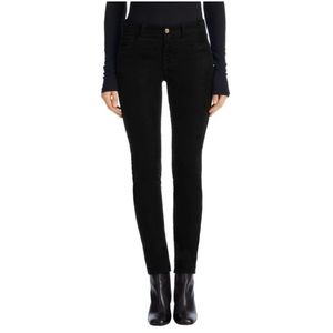 J Brand Skinny Leg Black Ribbed Cord Pants 26
